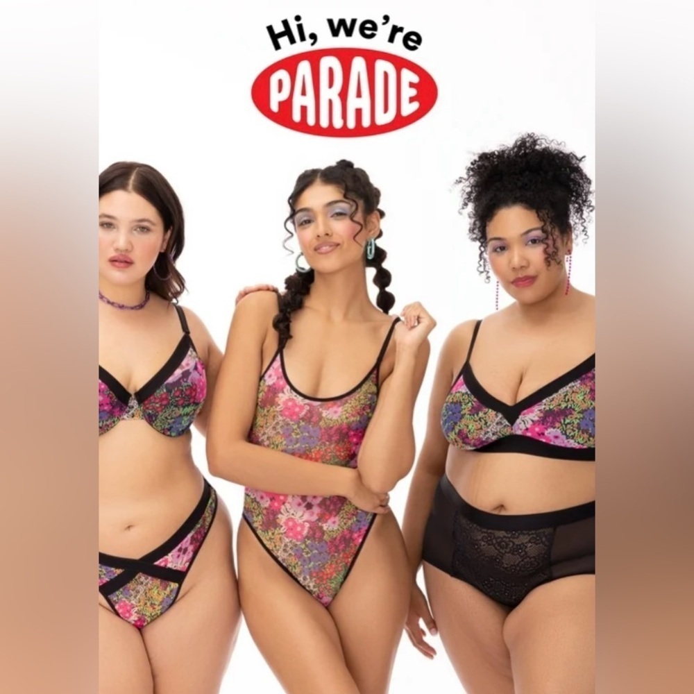 Parade Mesh Triangle Bralette, - Picture 5 of 7